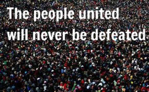 the people united will never be defeated anon art of revolution