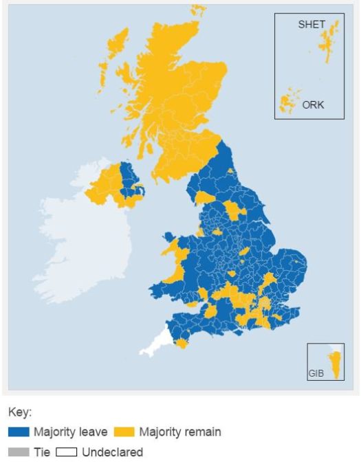 Brexit mappa