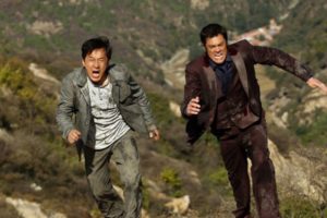Jackie Chan e Johnny Knoxville in "Skiptrace - Missione Hong Kong"