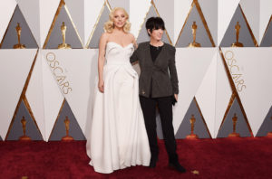 Lady Gaga e Diane Warren agli Oscar 2016