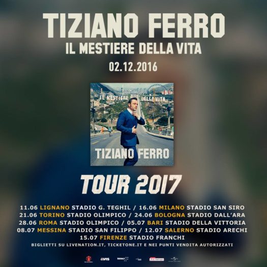 Tiziano Ferro - Il mestiere della vita Tour 2017