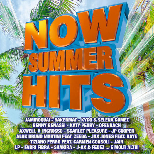 Now Summer Hits è la più alta nuova entrata tra le compilation