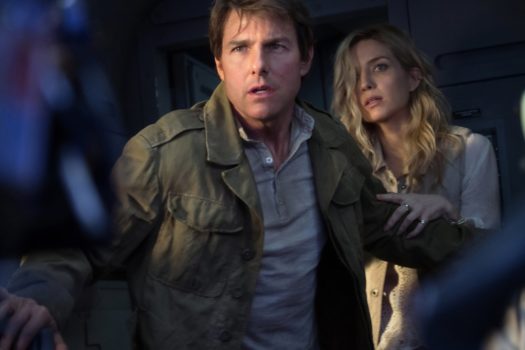 Tom Cruise e Annabelle Wallis in La Mummia