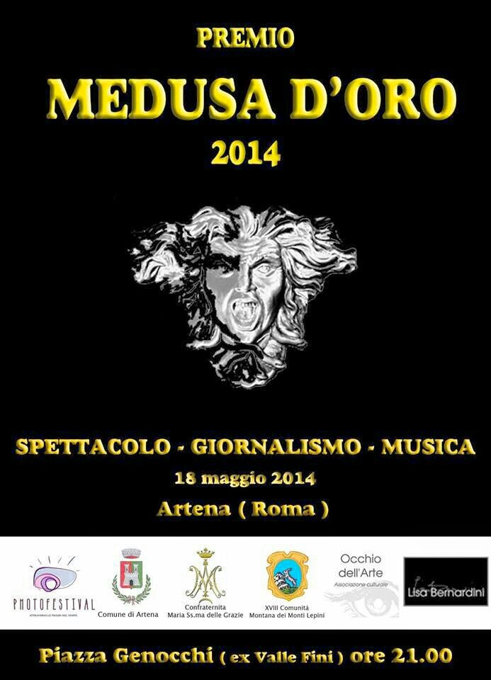   Domenica 18 Maggio, in Piazza Valle Fini nella bella cittadina laziale di Artena si svolgerà la prima edizione del Premio “La Medusa d‘Oro”, un evento culturale nato da un’idea […]