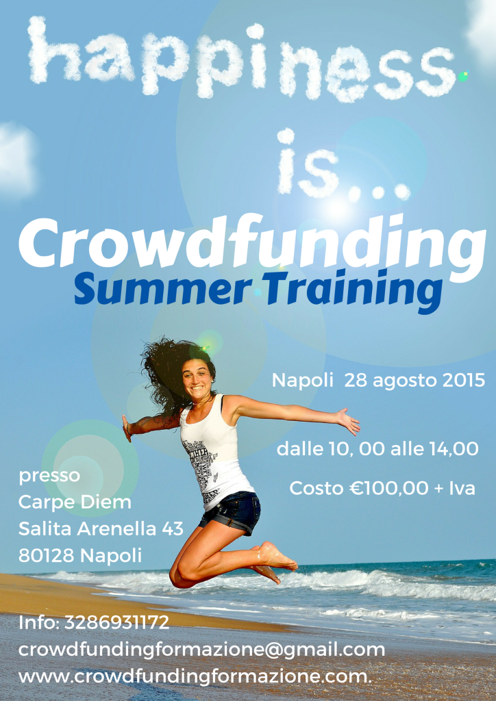 Crowdfunding Summer training 280815