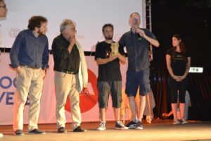 36° Fantafestival - Premiazione - Roberto Del Piccolo e David White ritirano il premio per "My Little Sister"