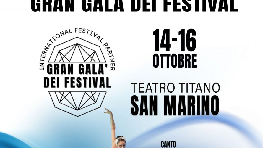   La Repubblica di San Marino ospiterà, dal 14 al 16 ottobre prossimi, la decima edizione dell’International Festival Partner “Gran Galà dei Festival”, un concorso artistico al quale gli organizzatori […]
