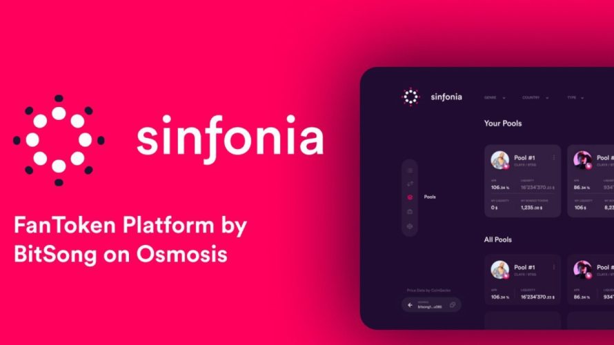 È on line il sito di Sinfonia, vero e proprio sistema di finanza decentralizzata a cura di BitSong, sistema blockchain open source che unisce l’intera filiera musicale, dall’artista ai suoi […]