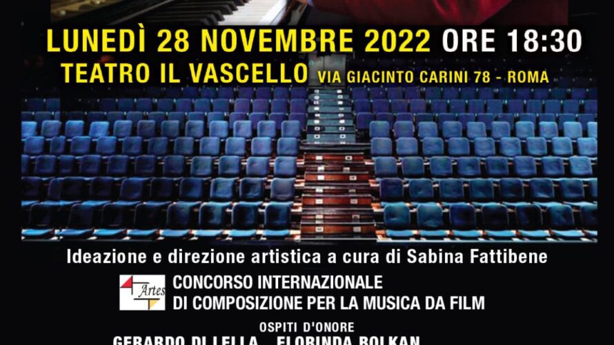 Per ricordare un grande della Musica “Premio Stelvio Cipriani”   Al Teatro Vascello di Roma Lunedì 28 Novembre 2022 per ricordare il maestro Stelvio Cipriani, scomparso nel 2018, si svolgerà […]