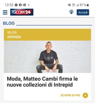 Matteo Cambi intrepid tgcom