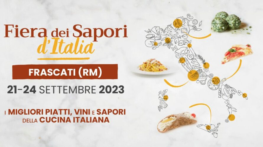 A Frascati (RM) arriva la Fiera dei Sapori d’Italia: dal 21 al 24 Settembre più di 50 specialità gastronomiche e oltre 100 vini per un viaggio nel Gusto che attraversa l’Italia. Tra la […]