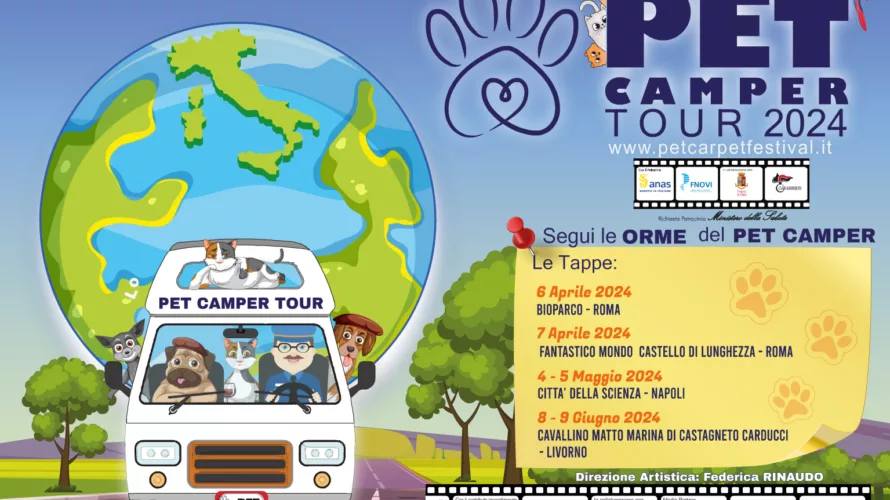 Arriva a Napoli il Pet Camper Tour, in collaborazione con Polizia, Carabinieri, Anas, contro l’abbandono, in difesa dell’ambiente e per la sicurezza stradale. 4 e 5 maggio 2024 Città della […]