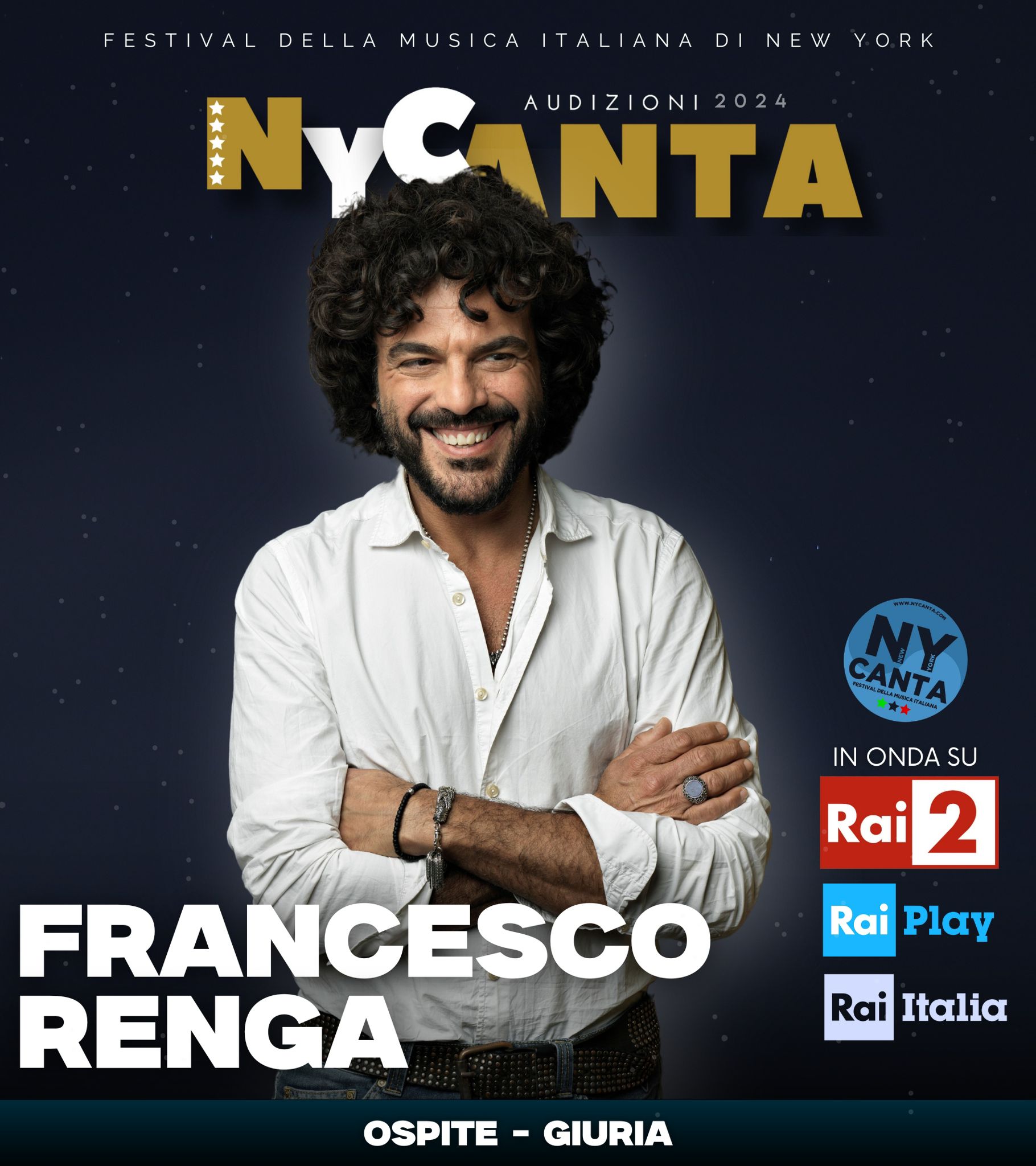 NyCanta, annunciati Francesco Renga e Nek tra gli ospiti