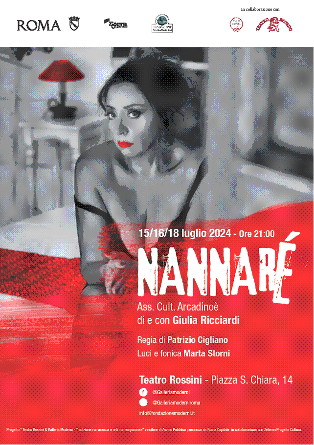 GIULIA RICCIARDI in NANNARE’_15/16/18 luglio_TEATRO ROSSINI