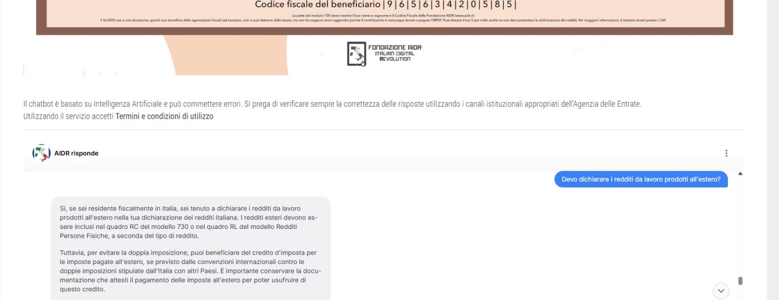 Intelligenza Artificiale e 730: oltre 15.000 quesiti risolti in un solo mese con l’assistente virtuale TributIAmo di Aidr